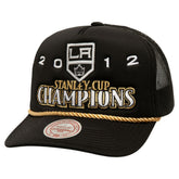 NHL Los Angeles Kings Mitchell & Ness SOUL Collection Golden Stanley Cup Champions Trucker Adjustable Hat