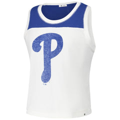 White Philadelphia Phillies '47 Women's Premier Zoey Waist Length Tank Top