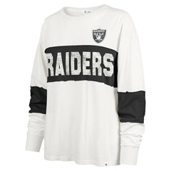 '47 Women's Clubhouse Pride Taylor Long Sleeve T-Shirt - Las Vegas Raiders T-shirts