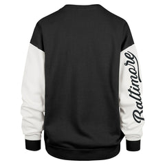 '47 Women's Double Header Rise Andie Pullover Sweatshirt - Baltimore Ravens Pullover