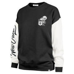'47 Women's Double Header Rise Andie Pullover Sweatshirt - New Orleans Saints Pullover