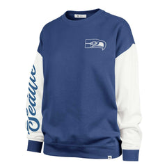 '47 Women's Double Header Rise Andie Pullover Sweatshirt - Seattle Seahawks Pullover