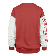 '47 Women's Double Header Rise Andie Pullover Sweatshirt - San Francisco 49ers Pullover