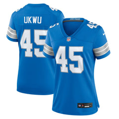 Isaac Ukwu Women's Game Jersey - Detroit Lions Jerseys