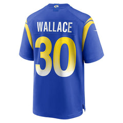 Josh Wallace Game Jersey - Los Angeles Rams Jerseys