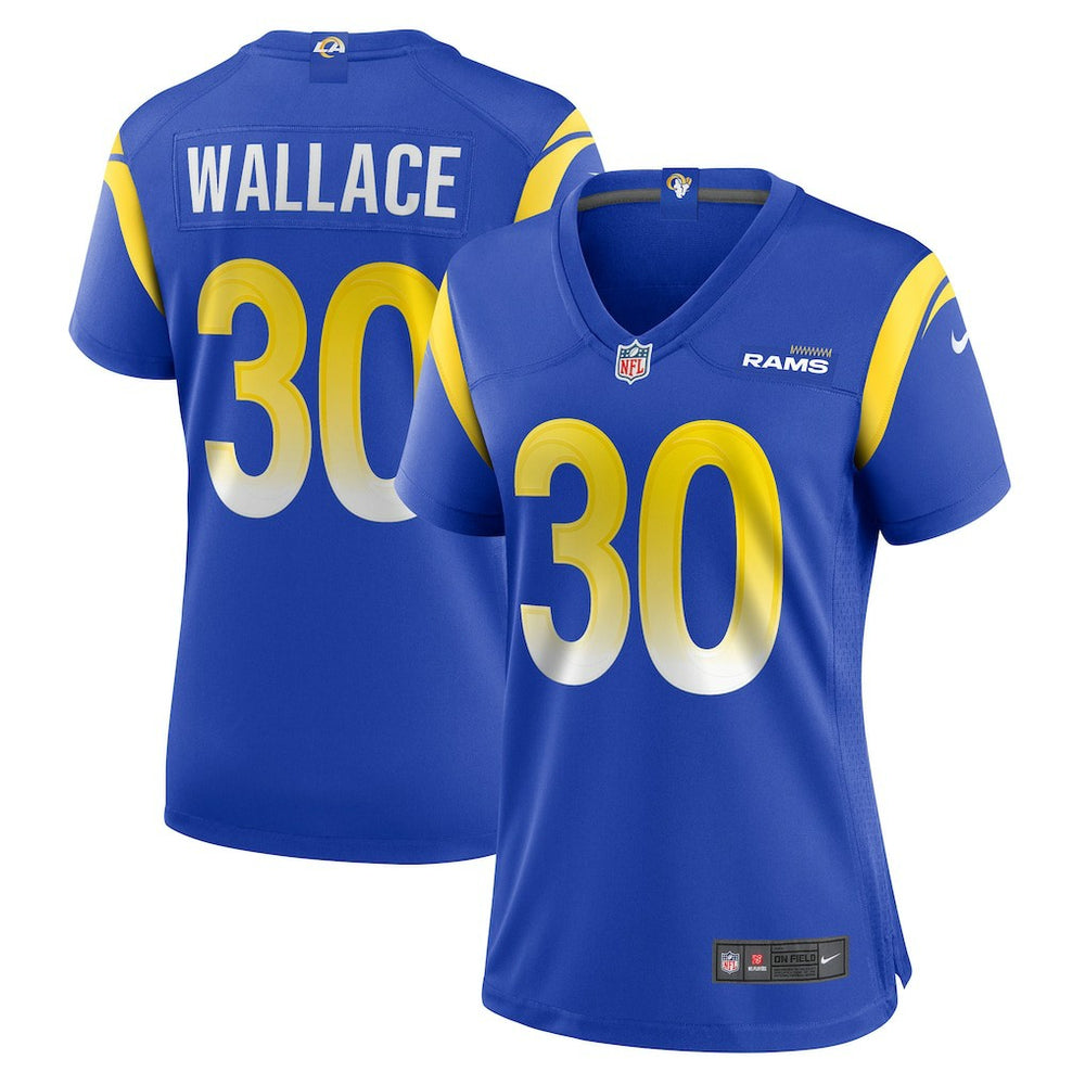 Josh Wallace Women's Game Jersey - Los Angeles Rams Jerseys