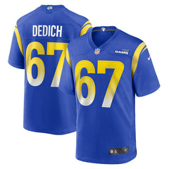 Justin Dedich Game Jersey - Los Angeles Rams Jerseys