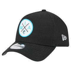 Black Miami Marlins New Era 9FORTY A-Frame Adjustable Hat