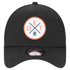 Black Detroit Tigers New Era 9FORTY A-Frame Adjustable Hat