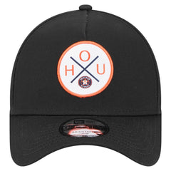 Black Houston Astros New Era 9FORTY A-Frame Adjustable Hat