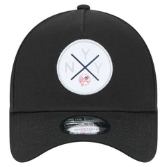 Black New York Yankees New Era 9FORTY A-Frame Adjustable Hat