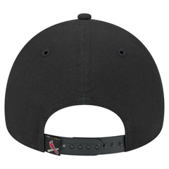 Black St. Louis Cardinals New Era 9FORTY A-Frame Adjustable Hat