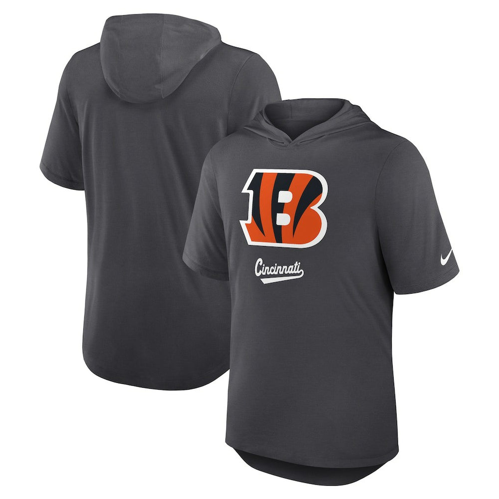 Tri-Blend Performance Hoodie T-Shirt - Cincinnati Bengals Hoodies