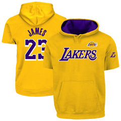 Fanatics LeBron James Los Angeles Lakers Big & Tall Short Sleeve Hoodie