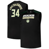 Giannis Antetokounmpo Milwaukee Bucks Profile Big & Tall Player Muscle Tank