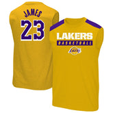 LeBron James Los Angeles Lakers Profile Big & Tall Player Muscle Tank