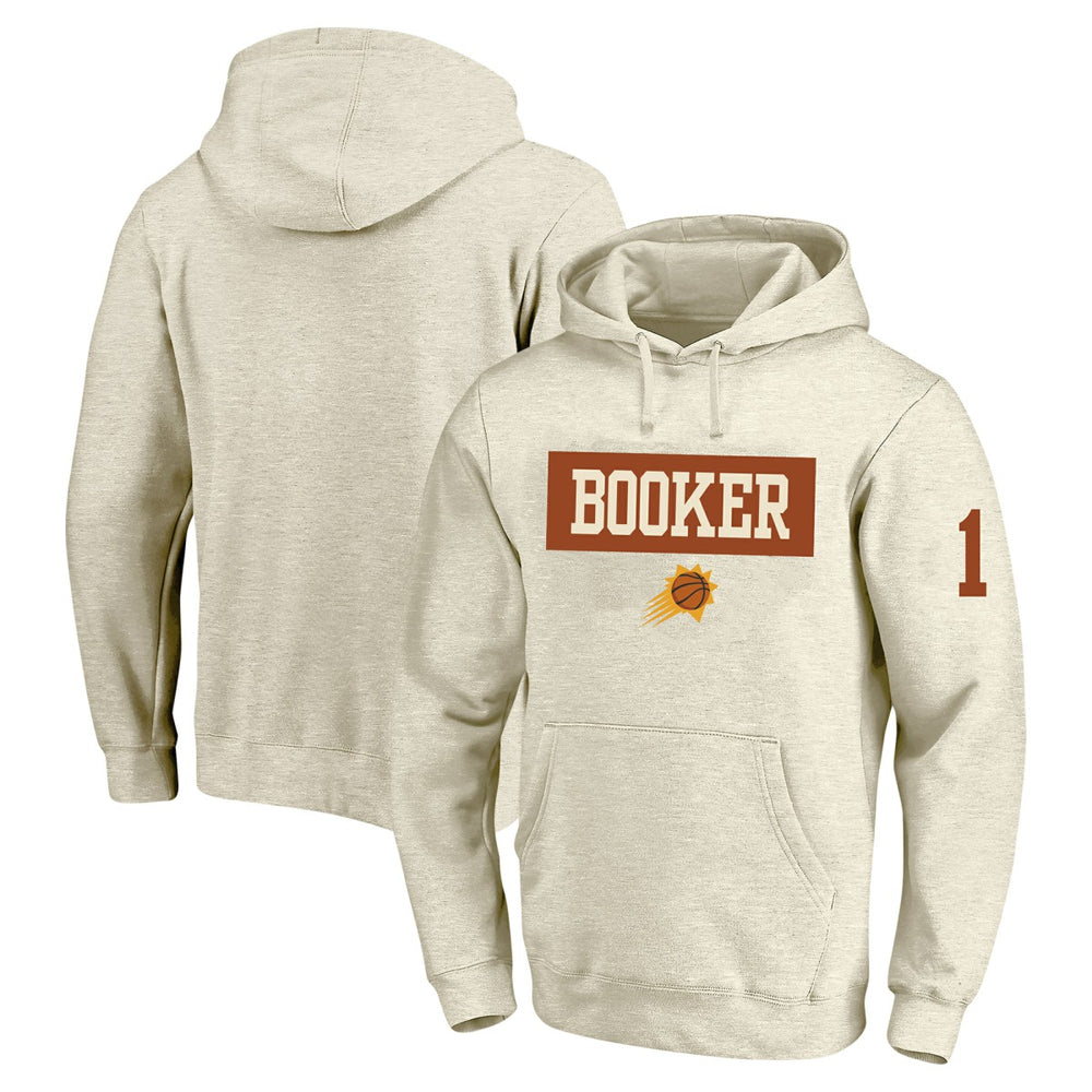 Devin Booker Phoenix Suns Profile Big & Tall Player Double Face Tri-Blend Pullover Hoodie