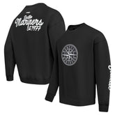 Black Seattle Mariners Pro Standard Paint The City Dropped Shoulder Pullover Sweatshirt