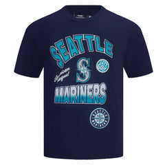 Navy Seattle Mariners Pro Standard Turn It Up Dropped Shoulder T-Shirt