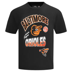 Black Baltimore Orioles Pro Standard Turn It Up Dropped Shoulder T-Shirt