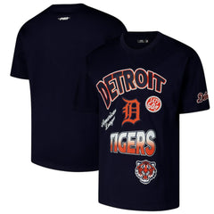 Navy Detroit Tigers Pro Standard Turn It Up Dropped Shoulder T-Shirt