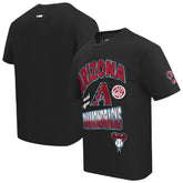 Black Arizona Diamondbacks Pro Standard Turn It Up Dropped Shoulder T-Shirt