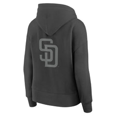Charcoal San Diego Padres Fanatics Women's Elements Future Ground Subtle Tonal Pullover Hoodie
