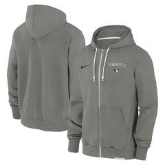 Charcoal Arizona Diamondbacks Nike Authentic Collection Travel Performance Full-Zip Hoodie