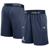 Navy Atlanta Braves Nike Authentic Collection Performance Knit Shorts
