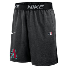 Black Arizona Diamondbacks Nike Authentic Collection Performance Knit Shorts