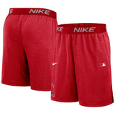 Red Los Angeles Angels Nike Authentic Collection Performance Knit Shorts
