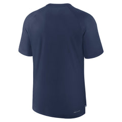 Navy Tampa Bay Rays Nike Authentic Collection Pregame Raglan Dri-FIT T-Shirt