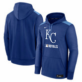 Royal Kansas City Royals Nike Authentic Collection Performance Pullover Hoodie