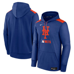 Royal New York Mets Nike Authentic Collection Performance Pullover Hoodie