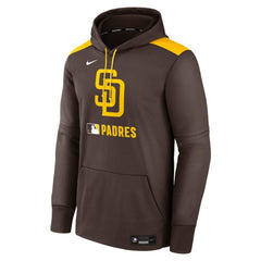 Brown San Diego Padres Nike Authentic Collection Performance Pullover Hoodie