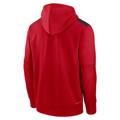 Red Washington Nationals Nike Authentic Collection Performance Pullover Hoodie