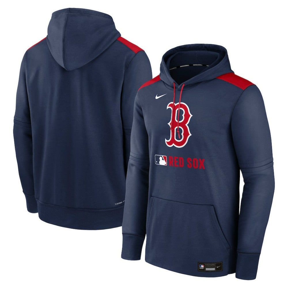 Navy Boston Red Sox Nike Authentic Collection Performance Pullover Hoodie
