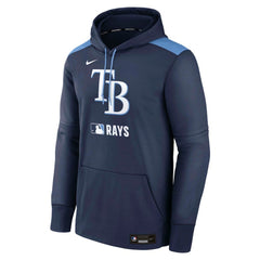 Navy Tampa Bay Rays Nike Authentic Collection Performance Pullover Hoodie