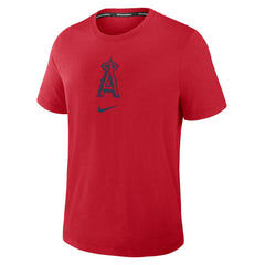 Red Los Angeles Angels Nike Authentic Collection Early Work Tri-Blend Dri-FIT T-Shirt