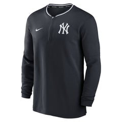 Navy New York Yankees Nike Authentic Collection Performance Half-Zip Top