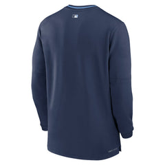 Navy Tampa Bay Rays Nike Authentic Collection Performance Half-Zip Top