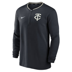 Navy Minnesota Twins Nike Authentic Collection Dri-FIT Half-Zip Top