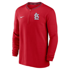 Red St. Louis Cardinals Nike Authentic Collection Performance Half-Zip Top