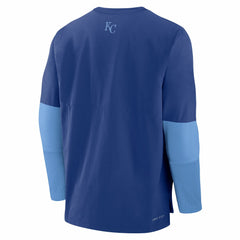 Royal/Light Blue Kansas City Royals Nike Authentic Collection Player Dri-FIT Lightweight Pullover