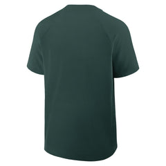 Green Athletics Nike Authentic Collection Raglan Short Sleeve Windshirt
