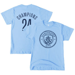 Manchester City 1863FC Youth 2024 Premier League Champions T-Shirt