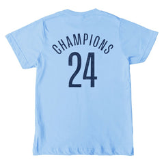 Manchester City 1863FC Youth 2024 Premier League Champions T-Shirt