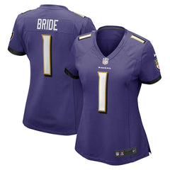 Number 1 Bride Women's Game Jersey - Baltimore Ravens Jerseys