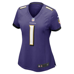 Number 1 Bride Women's Game Jersey - Baltimore Ravens Jerseys