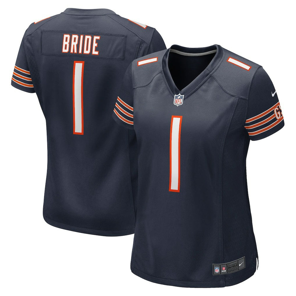 Number 1 Bride Women's Game Jersey - Chicago Bears Jerseys